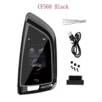 CF568 Style Modified Universal Smart Remote Car Key LCD Black/Silver